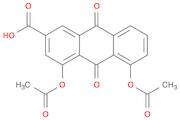 2-Anthracenecarboxylic acid, 4,5-bis(acetyloxy)-9,10-dihydro-9,10-dioxo-
