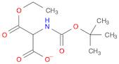 Propanedioic acid, 2-[[(1,1-dimethylethoxy)carbonyl]amino]-, 1-ethyl ester