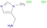 1H-Imidazole-5-methanamine, 1-methyl-, hydrochloride (1:2)