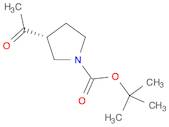 1-Pyrrolidinecarboxylic acid, 3-acetyl-, 1,1-dimethylethyl ester, (3R)-