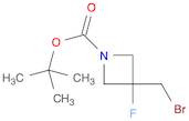 1-Azetidinecarboxylic acid, 3-(bromomethyl)-3-fluoro-, 1,1-dimethylethyl ester