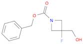 1-Azetidinecarboxylic acid, 3-fluoro-3-(hydroxymethyl)-, phenylmethyl ester