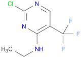 4-Pyrimidinamine, 2-chloro-N-ethyl-5-(trifluoromethyl)-
