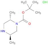 1-Piperazinecarboxylic acid, 2,5-dimethyl-, 1,1-dimethylethyl ester, hydrochloride (1:1), (2S,5R)-