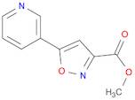 3-Isoxazolecarboxylic acid, 5-(3-pyridinyl)-, methyl ester
