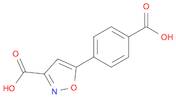 3-Isoxazolecarboxylic acid, 5-(4-carboxyphenyl)-