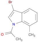 Ethanone, 1-(3-bromo-7-methyl-1H-indol-1-yl)-