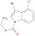 1H-Indole-1-carboxylic acid, 3-bromo-4-chloro-, ethyl ester