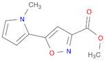 3-Isoxazolecarboxylic acid, 5-(1-methyl-1H-pyrrol-2-yl)-, methyl ester