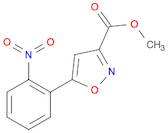 3-Isoxazolecarboxylic acid, 5-(2-nitrophenyl)-, methyl ester
