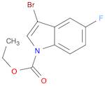 1H-Indole-1-carboxylic acid, 3-bromo-5-fluoro-, ethyl ester