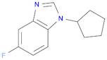 1H-Benzimidazole, 1-cyclopentyl-5-fluoro-