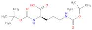 D-Ornithine, N2,N5-bis[(1,1-dimethylethoxy)carbonyl]-
