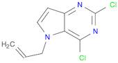 5H-Pyrrolo[3,2-d]pyrimidine, 2,4-dichloro-5-(2-propen-1-yl)-