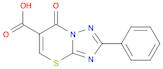 7H-[1,2,4]Triazolo[5,1-b][1,3]thiazine-6-carboxylic acid, 7-oxo-2-phenyl-