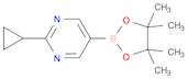 Pyrimidine, 2-cyclopropyl-5-(4,4,5,5-tetramethyl-1,3,2-dioxaborolan-2-yl)-