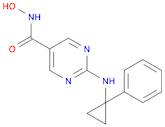 5-Pyrimidinecarboxamide, N-hydroxy-2-[(1-phenylcyclopropyl)amino]-