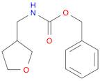Carbamic acid, N-[(tetrahydro-3-furanyl)methyl]-, phenylmethyl ester
