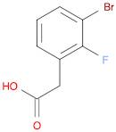 Benzeneacetic acid, 3-bromo-2-fluoro-