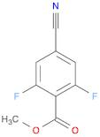 Benzoic acid, 4-cyano-2,6-difluoro-, methyl ester