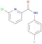 2-Pyridinecarboxamide, 6-chloro-N-(4-fluorophenyl)-