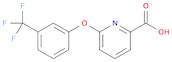 2-Pyridinecarboxylic acid, 6-[3-(trifluoromethyl)phenoxy]-