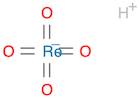 Rhenate (ReO41-), hydrogen (1:1), (T-4)-