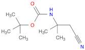 Carbamic acid, N-(2-cyano-1,1-dimethylethyl)-, 1,1-dimethylethyl ester