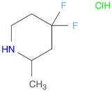 Piperidine, 4,4-difluoro-2-methyl-, hydrochloride (1:1)