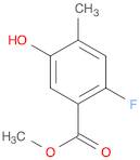 Benzoic acid, 2-fluoro-5-hydroxy-4-methyl-, methyl ester