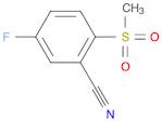 Benzonitrile, 5-fluoro-2-(methylsulfonyl)-