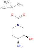 1-Piperidinecarboxylic acid, 4-amino-3-hydroxy-, 1,1-dimethylethyl ester, (3R,4S)-rel-