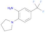Benzenamine, 2-(1-pyrrolidinyl)-5-(trifluoromethyl)-