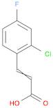2-Propenoic acid, 3-(2-chloro-4-fluorophenyl)-
