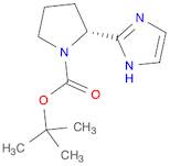 1-Pyrrolidinecarboxylic acid, 2-(1H-imidazol-2-yl)-, 1,1-dimethylethyl ester, (2R)-