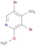 Pyridine, 3,5-dibromo-2-methoxy-4-methyl-