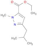 1H-Pyrazole-5-carboxylic acid, 1-methyl-3-(2-methylpropyl)-, ethyl ester