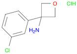 3-Oxetanamine, 3-(3-chlorophenyl)-, hydrochloride (1:1)