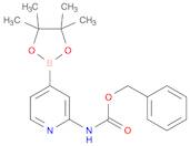 Carbamic acid, N-[4-(4,4,5,5-tetramethyl-1,3,2-dioxaborolan-2-yl)-2-pyridinyl]-, phenylmethyl ester