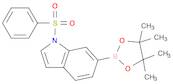 1H-Indole, 1-(phenylsulfonyl)-6-(4,4,5,5-tetramethyl-1,3,2-dioxaborolan-2-yl)-