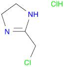 1H-Imidazole, 2-(chloromethyl)-4,5-dihydro-, hydrochloride (1:1)