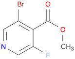 4-Pyridinecarboxylic acid, 3-bromo-5-fluoro-, methyl ester