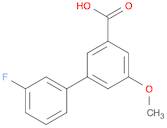 [1,1'-Biphenyl]-3-carboxylic acid, 3'-fluoro-5-methoxy-