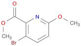 2-Pyridinecarboxylic acid, 3-bromo-6-methoxy-, methyl ester