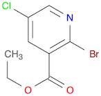 3-Pyridinecarboxylic acid, 2-bromo-5-chloro-, ethyl ester