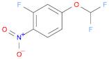 Benzene, 4-(difluoromethoxy)-2-fluoro-1-nitro-