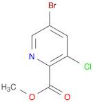 2-Pyridinecarboxylic acid, 5-bromo-3-chloro-, methyl ester