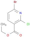 3-Pyridinecarboxylic acid, 6-bromo-2-chloro-, ethyl ester