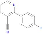 3-Pyridinecarbonitrile, 2-(4-fluorophenyl)-