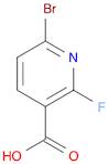 3-Pyridinecarboxylic acid, 6-bromo-2-fluoro-